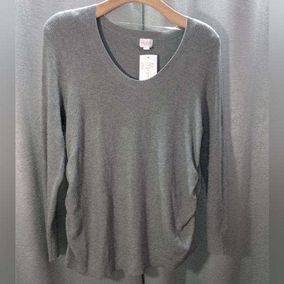 New Grey Maternity Sweater - Picture 1 of 7